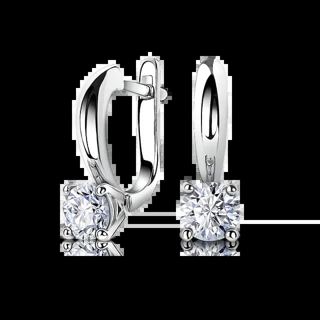 Серьги с бриллиантами