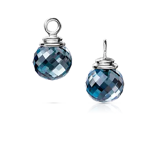 Подвесы CANDY с топазом London Blue