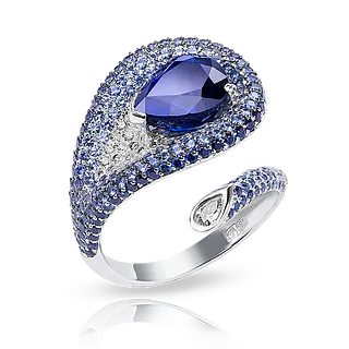 Кольцо с сапфиром ROYAL BLUE