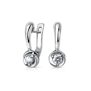 Серьги с бриллиантами