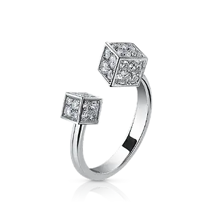 Кольцо CUBE c бриллиантами