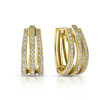 Серьги с бриллиантами